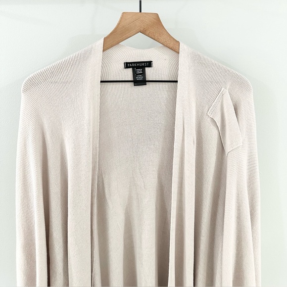 Parkhurst Natural Wrap Finley Poncho Beige One Size - Picture 5 of 8